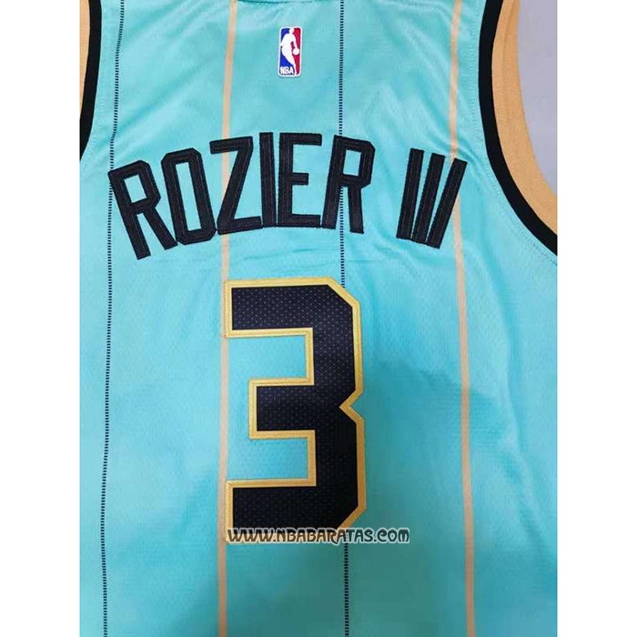 Camiseta Charlotte Hornets Terry Rozier III #3 Ciudad 2020-21 Verde